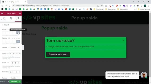 Como fazer POP-UP DE SAÍDA com no WordPress com Elementor PRO смотреть онлайн