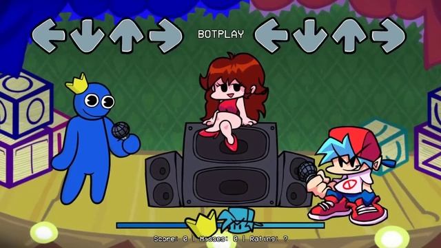 Friday Night Funkin vs Rainbow Friends смотреть онлайн