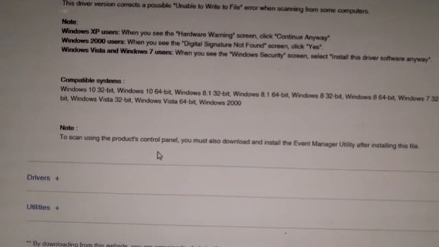 Epson Perfection V500 Photo Scanner get working with Windows 10 смотреть онлайн