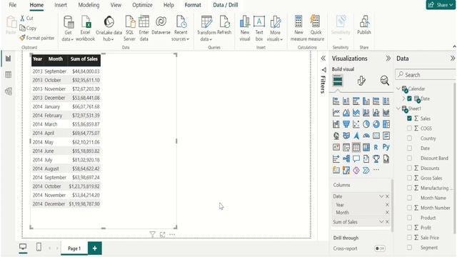 Calculate YTD (Year-To-Date) in Power BI смотреть онлайн