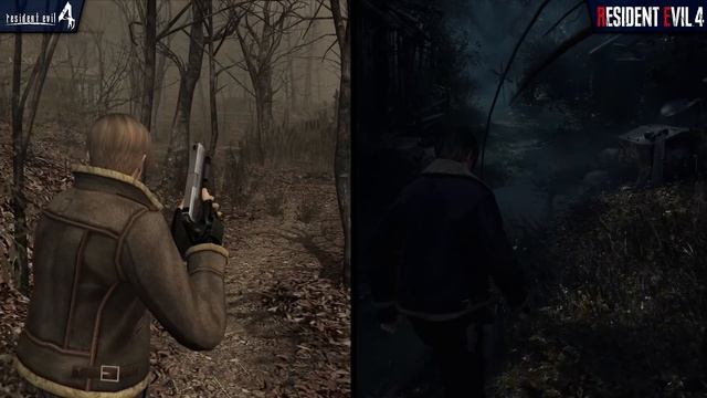 Resident Evil 4 Remake vs Original | Direct Comparison смотреть онлайн