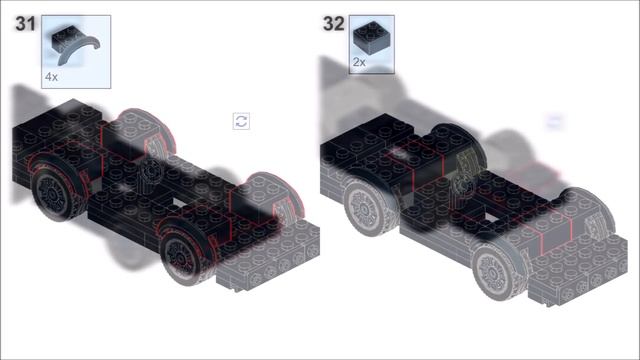 LEGO Toyota Sprinter Trueno 2-door coupe instructions смотреть онлайн