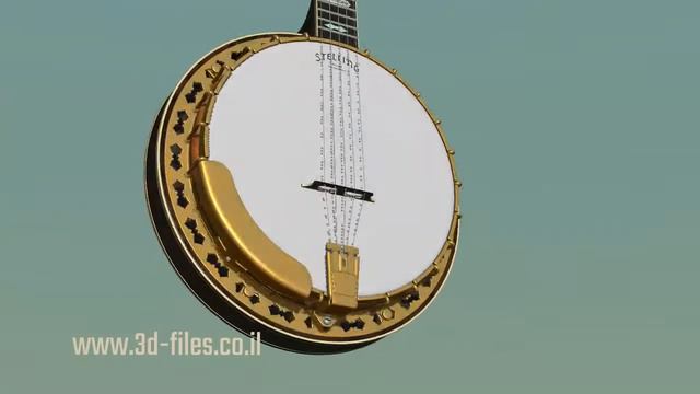 Stelling Staghorn Banjo 3d Model смотреть онлайн