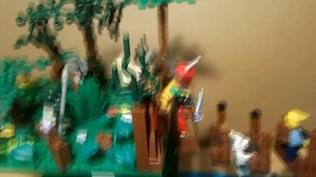 Подвесной мост в джунглях!!! Самоделка лего!