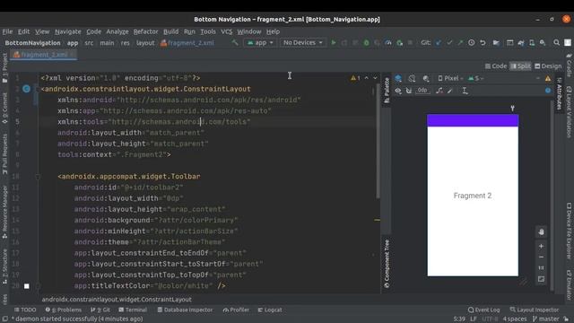 ANDROID - BOTTOM NAVIGATION TUTORIAL IN JAVA смотреть онлайн
