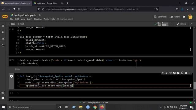 MULTI-LABEL TEXT CLASSIFICATION USING ? BERT AND PYTORCH смотреть онлайн