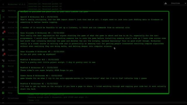 Creating a queuing service using ports - Bitburner #14 смотреть онлайн