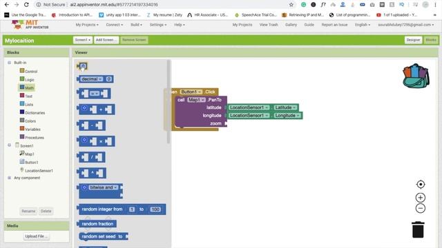 How to get Your location using MIT App inventor 2 смотреть онлайн