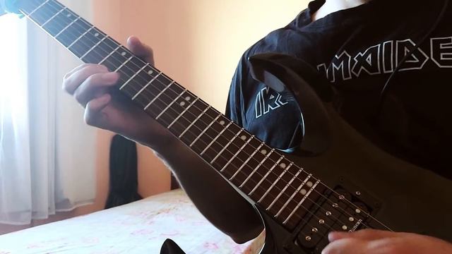 Iron maiden - The Wicker Man - guitar cover смотреть онлайн