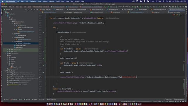 android firebase firestore database example | firebase storage example | Modify and Delete | Part 5 смотреть онлайн