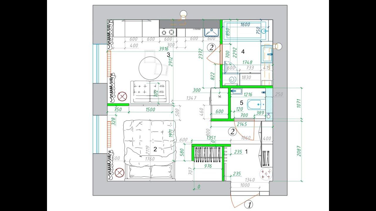Студия для себя. Сделали проект. Поставили стены. смотреть онлайн