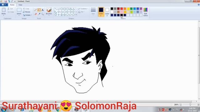 How to draw Jackie Chan cartoon in MS paint/ episode 31 смотреть онлайн