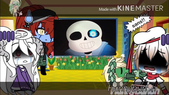 Undertale reacts to “ sans stronger than you “ | Gacha life | смотреть онлайн