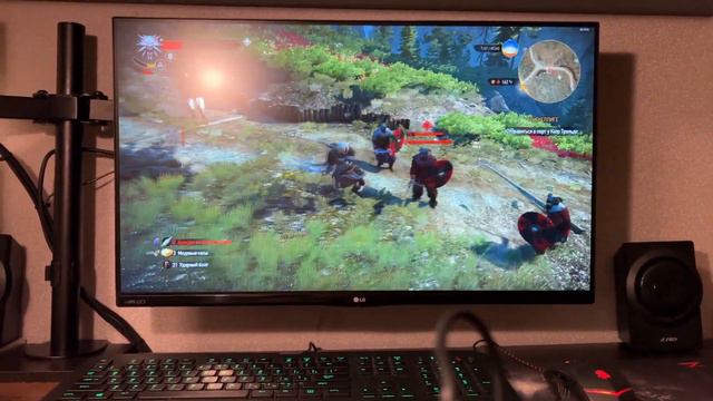 Тестирование геймпада GameSir T4 Mini в игре The Witcher 3 смотреть онлайн