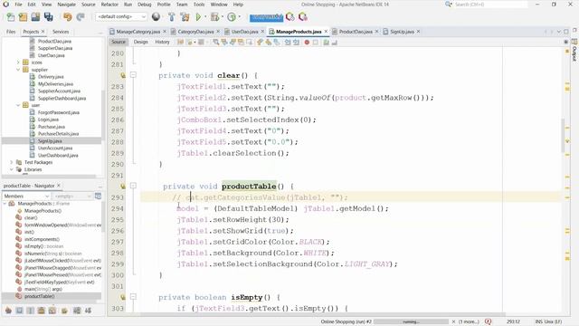 Online Shopping Management System in Java | NetBeans | MySQL | Part-21 смотреть онлайн