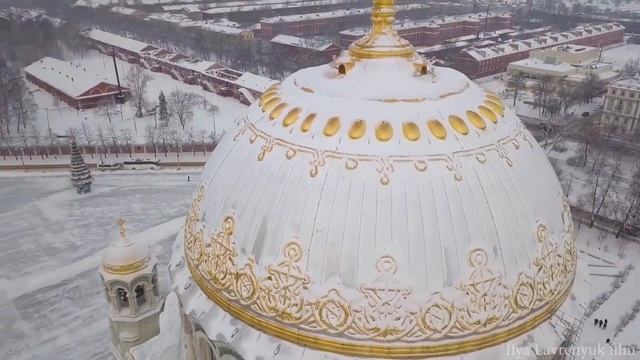 Экскурсия в Кронштадт. Морской собор зимой. Подъём под купол смотреть онлайн