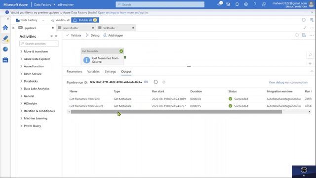 41. Compare file names of source and sink folders to get missing file names in Azure Data Factory смотреть онлайн