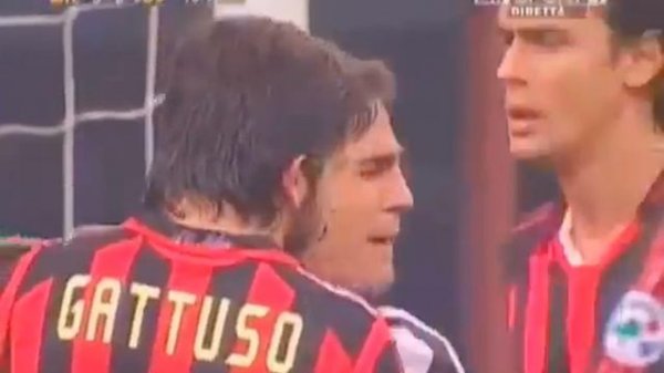 Zlatan Ibrahimovic vs Jaap Stam (Milan-Juventus) 2005-2006