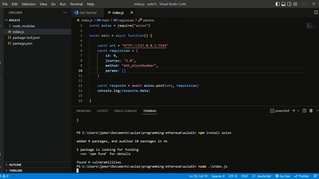 Programacão em Ethereum #15. JSON-RPC e o Ganache. смотреть онлайн