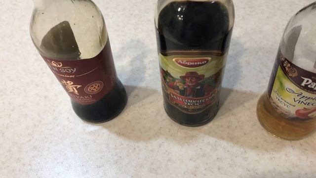 Мои любимые соусы - соевый и бальзамический уксус смотреть онлайн