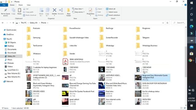 How To Transfer Data From Mobile To Laptop || Image,videos,files,folders