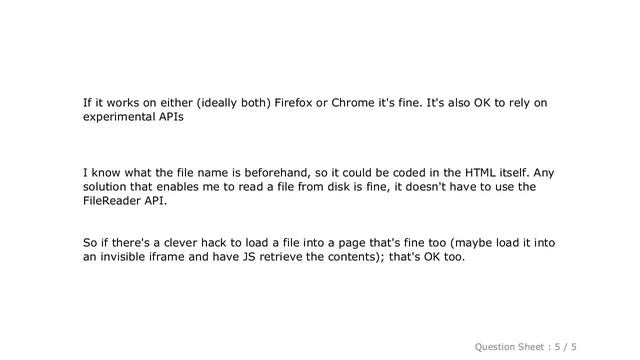 HTML : Using a local file as a data source in JavaScript смотреть онлайн