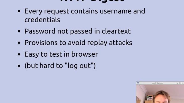 Security in a REST API смотреть онлайн