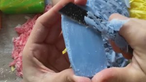 ASMR: резка цветного и фигурного мыла, звук резки мыла