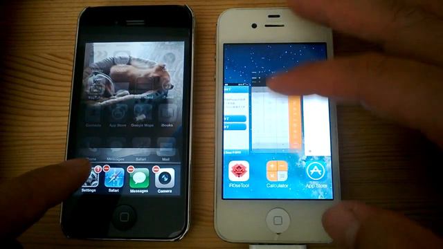 Comparing Closing Apps/Applications in iOS 6 vs iOS 7 on my Iphone 4s's смотреть онлайн