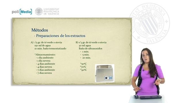 Praktikum 2012 35. Campus de Vera. Análsis de muestras del té y la stevia смотреть онлайн