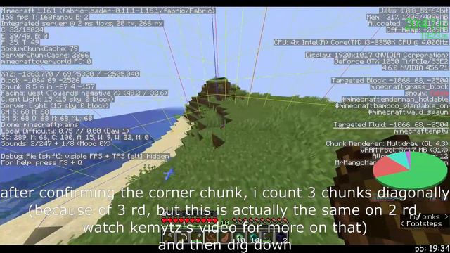 example of using pie-ray to find end portal room (read description) смотреть онлайн
