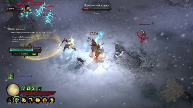Diablo III UEE, монахиня и Паутинница в ПД смотреть онлайн