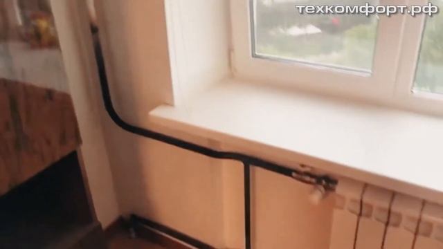 Замена радиатора Sira после протечки между секциями на Рифар Монолит, газосварка с отделкой.