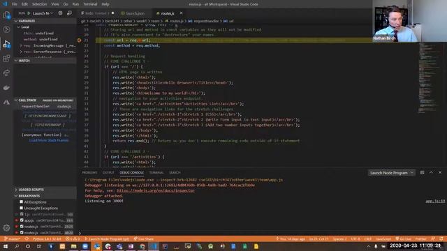 Node Debugging with VS Code смотреть онлайн
