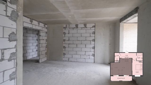 Продается еврооднушка 58 м2 в Краснодаре от застройщика ЮгСтройИмпериал - ЖК Родные просторы смотреть онлайн