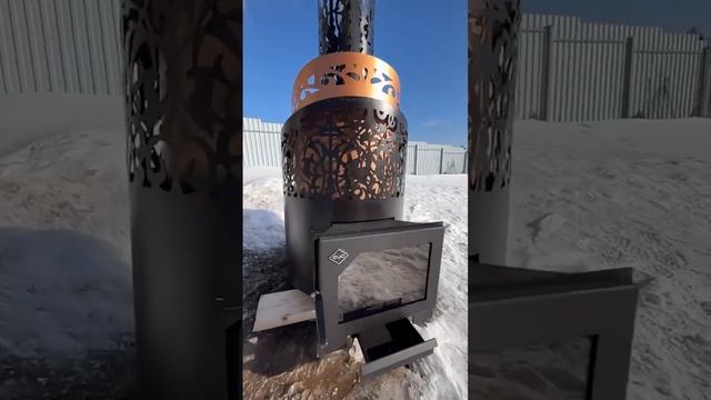 Первый обжиг банной печи #печ #печь #баня #дом #жаришка #дача #сауна смотреть онлайн