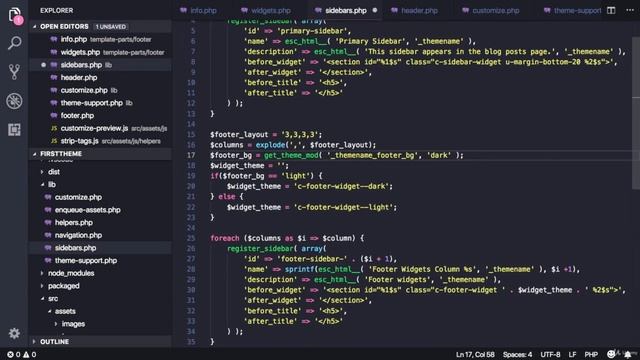 Creating An Option For Footer Background I Adding Theme Options Using The API I Speed Technology смотреть онлайн