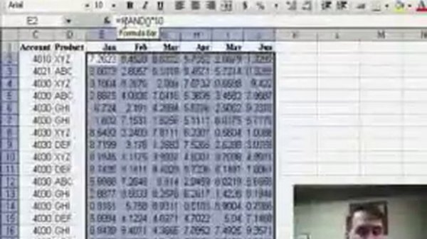 Random numbers in Excel