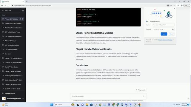 python csv validator смотреть онлайн