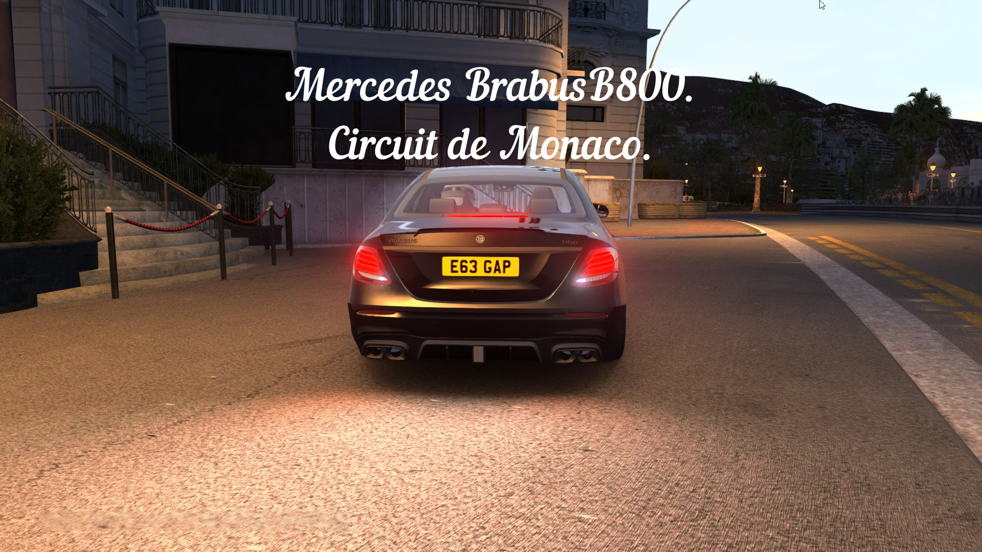 Mercedes Brabus B800 - Circuit de Monaco | Assetto Corsa. смотреть онлайн