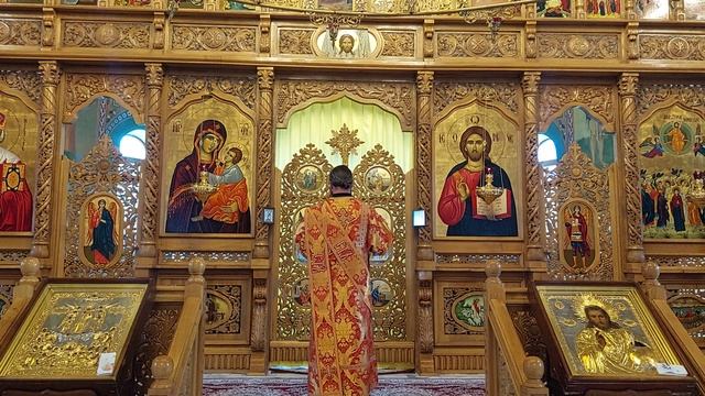 Божественная литургия в день памяти вмч. и целителя Пантелеимона 09.08.2022 смотреть онлайн