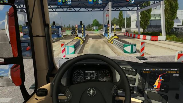 Euro Truck Simulator 2 Mercedes Axor Warszawa - Praha смотреть онлайн
