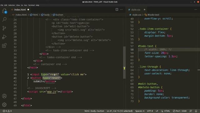 TODO LIST USING JAVASCRIPT смотреть онлайн