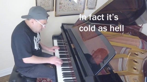 Rocket Man - Elton John - Piano Cover [with Lyrics]