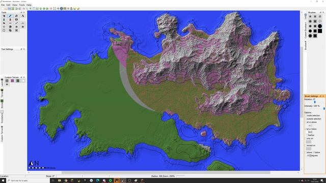 World Painter Tutorial: Realistic Mountains | Part 2 смотреть онлайн