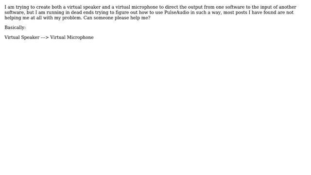 Unix & Linux: Pulseaudio Virtual Sink to Virtual Source смотреть онлайн
