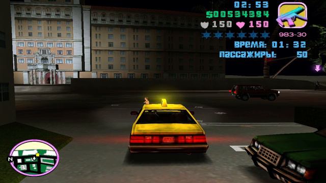 GTA Vice City Таксист 100 миссий #72 смотреть онлайн