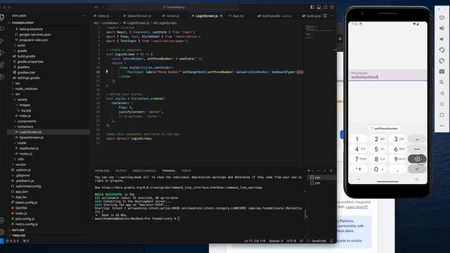 Firebase Mobile Auth Login [Food Delivery App] [React Native Tamil] [PART-4] смотреть онлайн