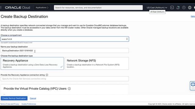 Create a Backup Destination on Exadata Cloud@Customer смотреть онлайн