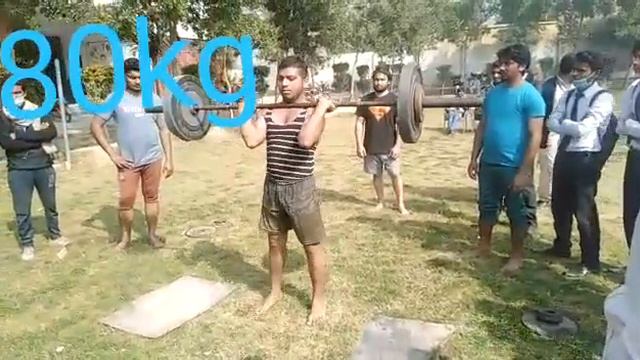 80 kg weight just one turning bar....safder baba ka stunt action смотреть онлайн